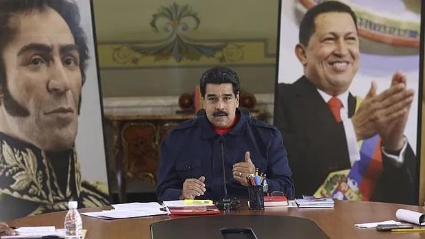Maduro, en el palacio de Miraflores