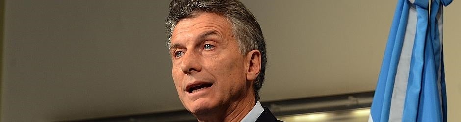 Mauricio Macri, durante una rueda de prensa el pasado martes, tras la captura de tres condenados por vínculos con el narcotráfico