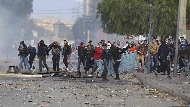 Disturbios el miércoles en la ciudad tunecina de Kaserín