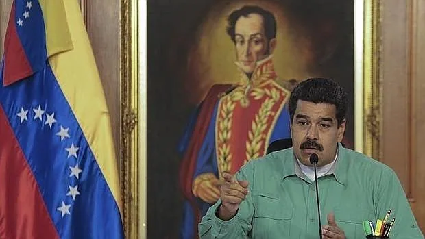 Maduro, en una imagen difundida por el Gobierno venezolano