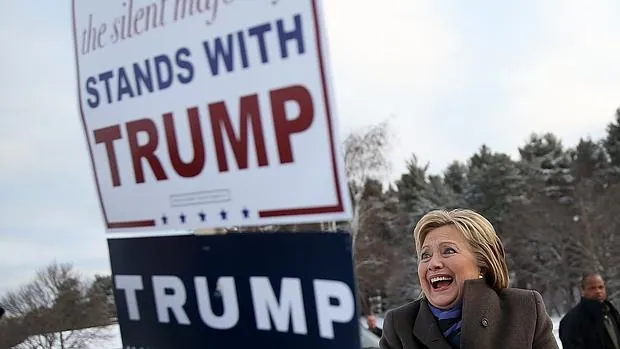 Hillary Clinton hace campaña este martes en Nashua (New Hampshire)