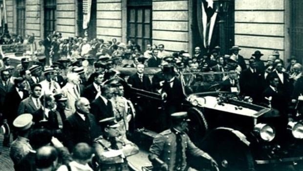 Visita de Coolidge a La Habana el 16 de enero de 1928