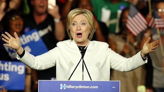 La precandidata demócrata a la Presidencia estadounidense Hillary Clinton