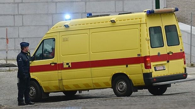 La ambulancia que condujo a Salah Abdeslam