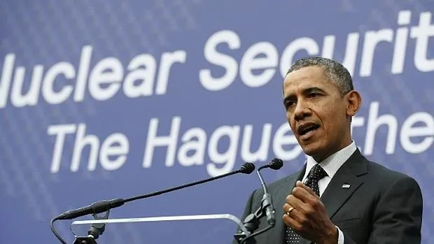 Barack Obama, durante la Cumbre de Seguridad Nuclear celebrada en La Haya en 2014