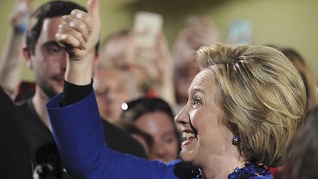 Hillary Clinton, en un acto en Pensilvania
