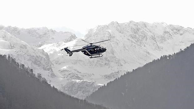 Imagen de archivo de un helicoptero de la gendarmería en los Pirineos