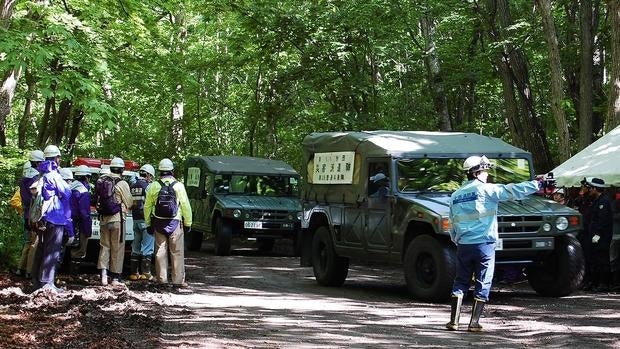 Agentes en la zona donde se perdió el menor