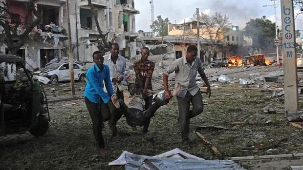 Al menos 16 muertos en un ataque a un hotel de la capital de Somalia