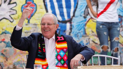 Pedro Pablo Kuczynski, durante el desayuno