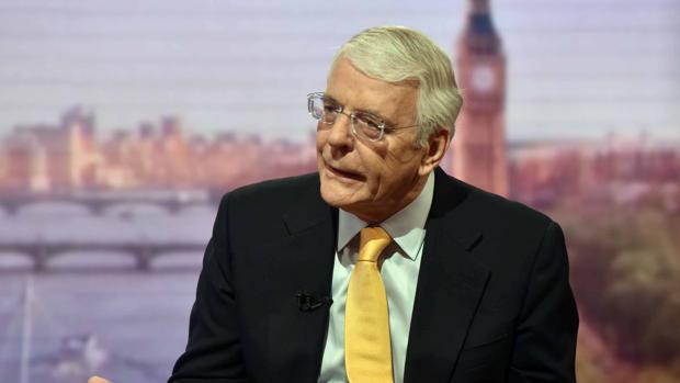 John Major participó este domingo en el programa del periodista Andrew Marr en la BBC