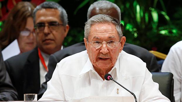 Raúl Castro en la reciente cumbre de Estados del Caribe