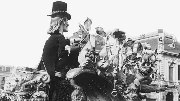 El Carnaval de Niza en 1914