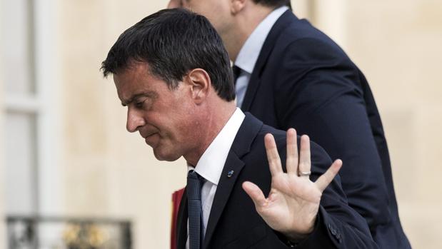 Valls a su entrada al Consejo de Seguridad galo el pasado 11 de agosto en París