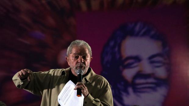 Lula durante un acto con mujeres activistas el pasado 16 de agosto en Santo André, Brasil