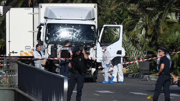 Imagen del día posterior al ataque terrorista en Niza