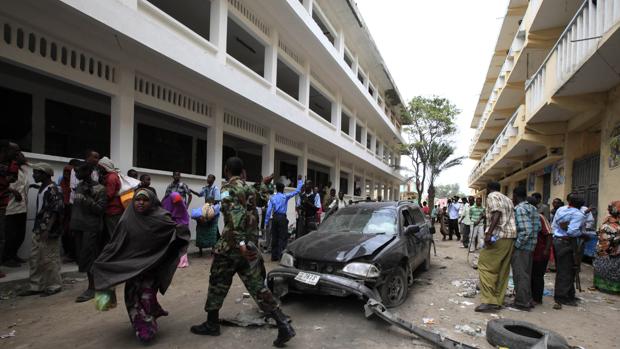Imagen de archivo de un atentado en la capital somalí