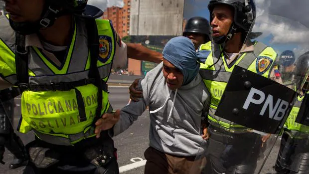 La Policía venezolana reprimió las protestas del pasado 1 de septiembre en Caracas