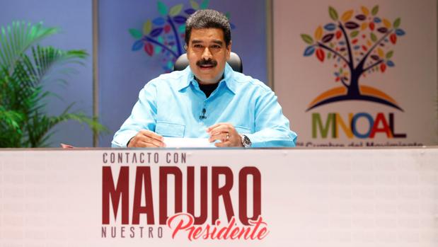 El presidente venezolano, Nicolás Maduro, en su programa de televisión