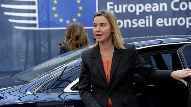 La responsable de política exterior en la Comisión Europea, Federica Mogherini