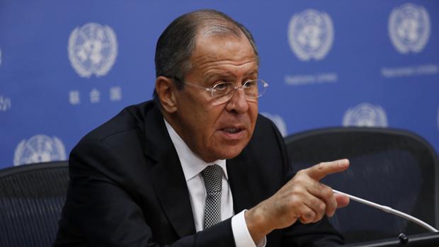 El ministro ruso de Exteriores, Serguéi Lavrov, comparece en la sede de la ONU en Nueva