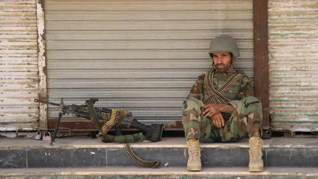 Un soldado afgano desplegado en Kunduz