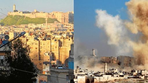 La Ciudadela. Construida en el siglo XIII y declarada Patrimonio de la Humanidad en 1986, fue dañada por el Ejército sirio en 2012