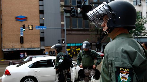 Foto recusrso de la Policía estadounidense en Pittsburgh, Pensilvania