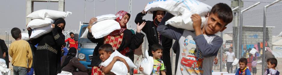 Habitantes de Hawija y Mosul refugiados en el campamento de Daquq (Irak), tras huir de los yihadistas de Daesh