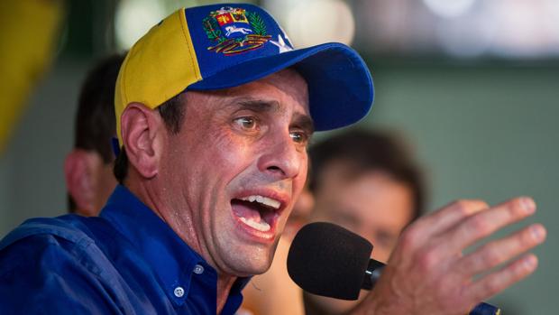 Henrique Capriles, en una reciente rueda de prensa en Caracas