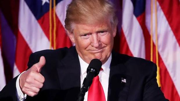 El presidente electo de los Estados Unidos, Donald Trump