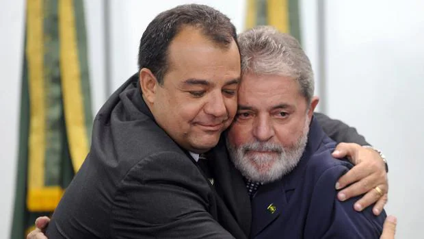 Lula, junto a Sergio Cabral