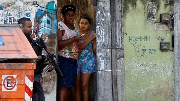 Redada contra narcotraficantes en Ciudad de Dios (Río de Janeiro)