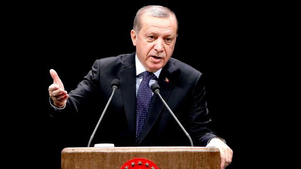 el presidente turco, Recep Tayyip Erdogan, este jueves en Ankara