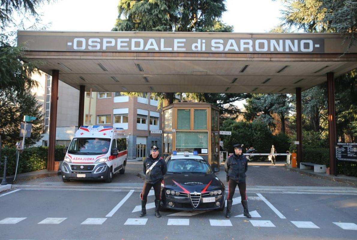 Hospital Saronno, donde tuvieron lugar los asesinatos