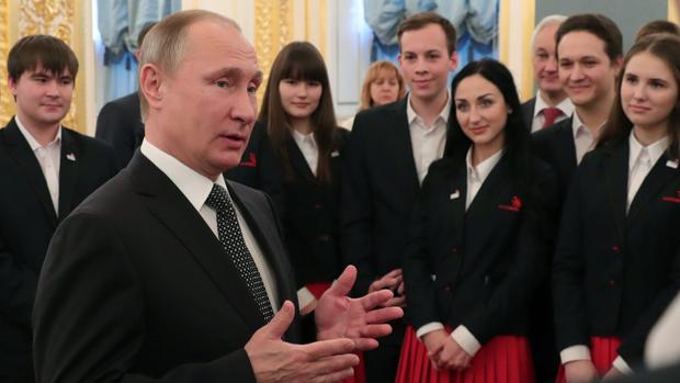 El presidente ruso, Vladímir Putin, se reunió