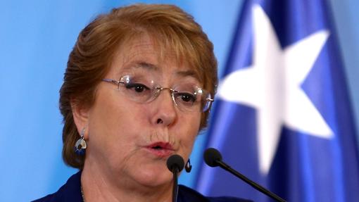 Bachelet, durante una rueda de prensa el pasado mes de diciembre