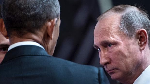 Barack Obama y Vladímir Putin