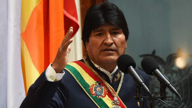 Evo Morales, durante la conmemoración de sus once años en el poder en una sesión del Congreso, el pasado 22 de enero en La Paz