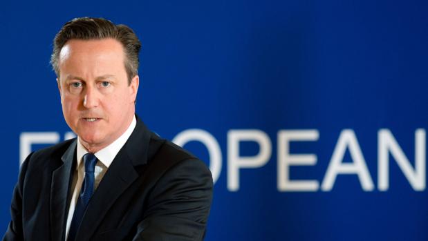 El exprimer ministro de Gran Bretaña, David Cameron, el 26 de junio de 2015 durante el segundo y último día de una cumbre de la Unión Europea en Bruselas