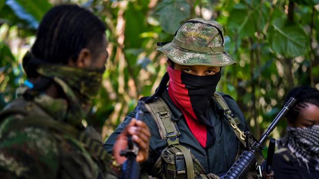 Danilo Hernandez, (c) comandante del Frente Occidental del ELN, en Alto Baudo (departmento de Chocó)