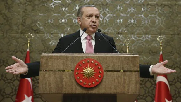 Erdogan, en su reunión mensual con los administradores locales, en Ankara