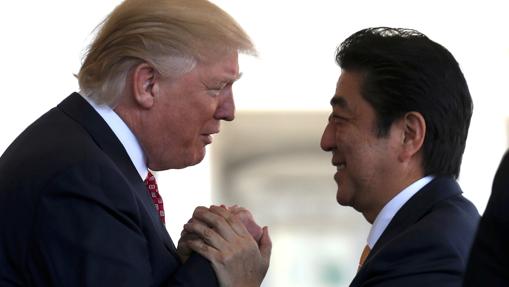 Donald Trump y Shinzo Abe