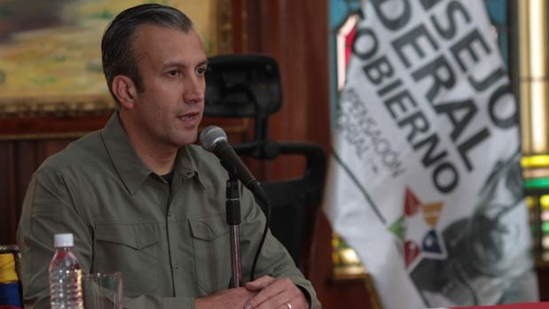 El vicepresidente Tareck El Aissami, en un acto oficial este martes en Caracas