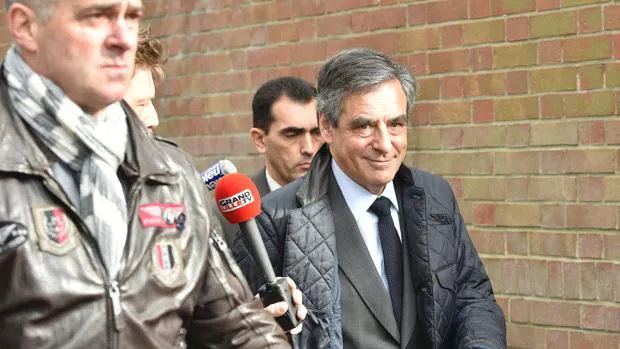 El candidato Fillon, en un reciente acto electoral en Tourcoing