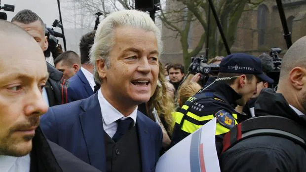 El político holandés antiislamista Geert Wilders