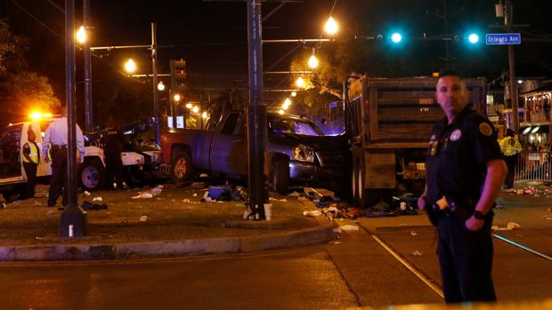 Al menos 28 heridos tras un atropello masivo en Nueva Orleans