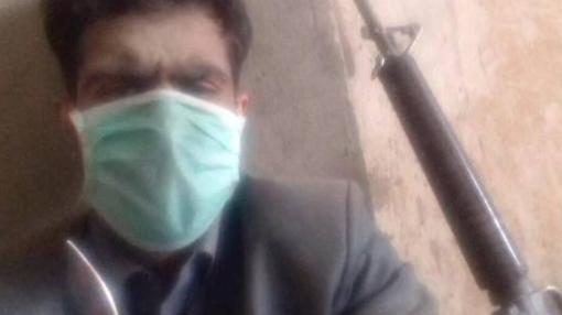 Un terrorista de Daesh en el interior del hospital