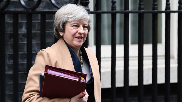 May, a la salida de Downing Street