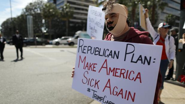 Protestas contra el «Trumpcare»